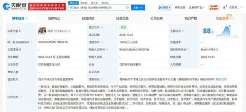 中國五礦集團等聯(lián)合在青海成立低空綠算科技公司，注冊資本1億元，聚焦數(shù)據(jù)處理服務